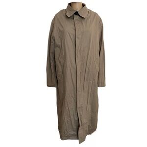 BANANA REPUBLIC Men’s Long Khaki Trench Coat Size M
